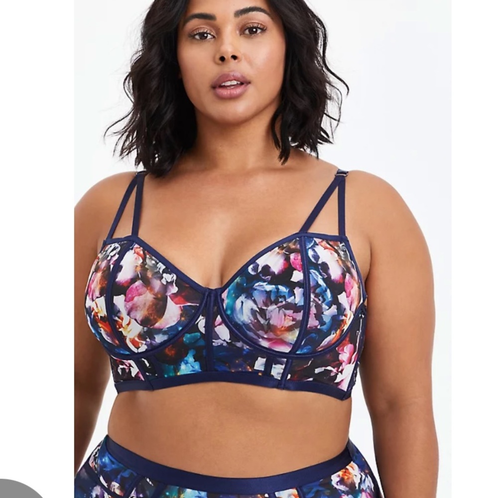 Torrid Multicolor Floral Intimates Set - Picture 3 of 7